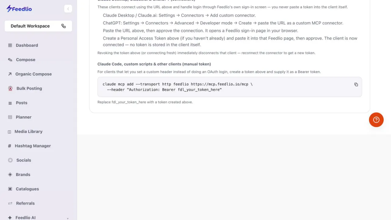 Screenshot: Add a connector