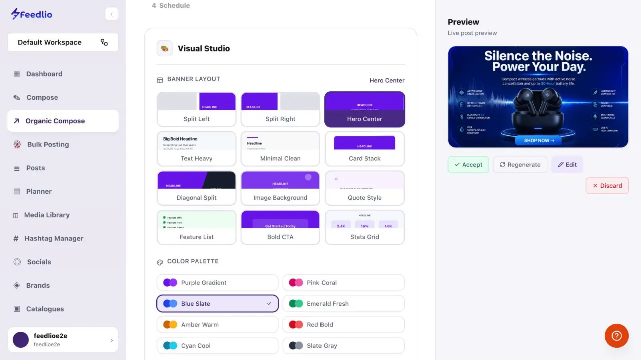 Screenshot: Generate & accept